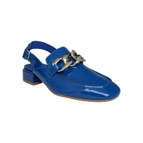 Vabor Cobalt Patent Sling Back