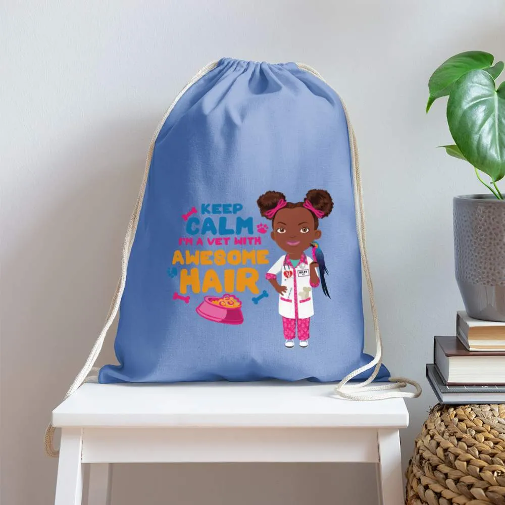 Veterinarian Cotton Drawstring Bag