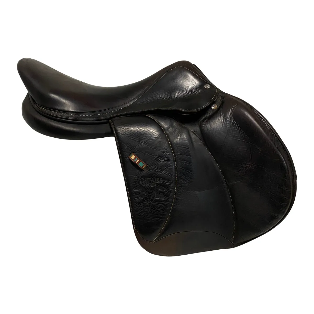 Voltaire 2018 Stuttgart Saddle in Dark Brown - 18 3AA